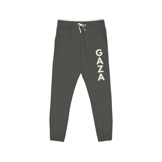 Joggers for Gaza – Unisex Cotton Fleece Sweatpants for Comfort & Solidarity