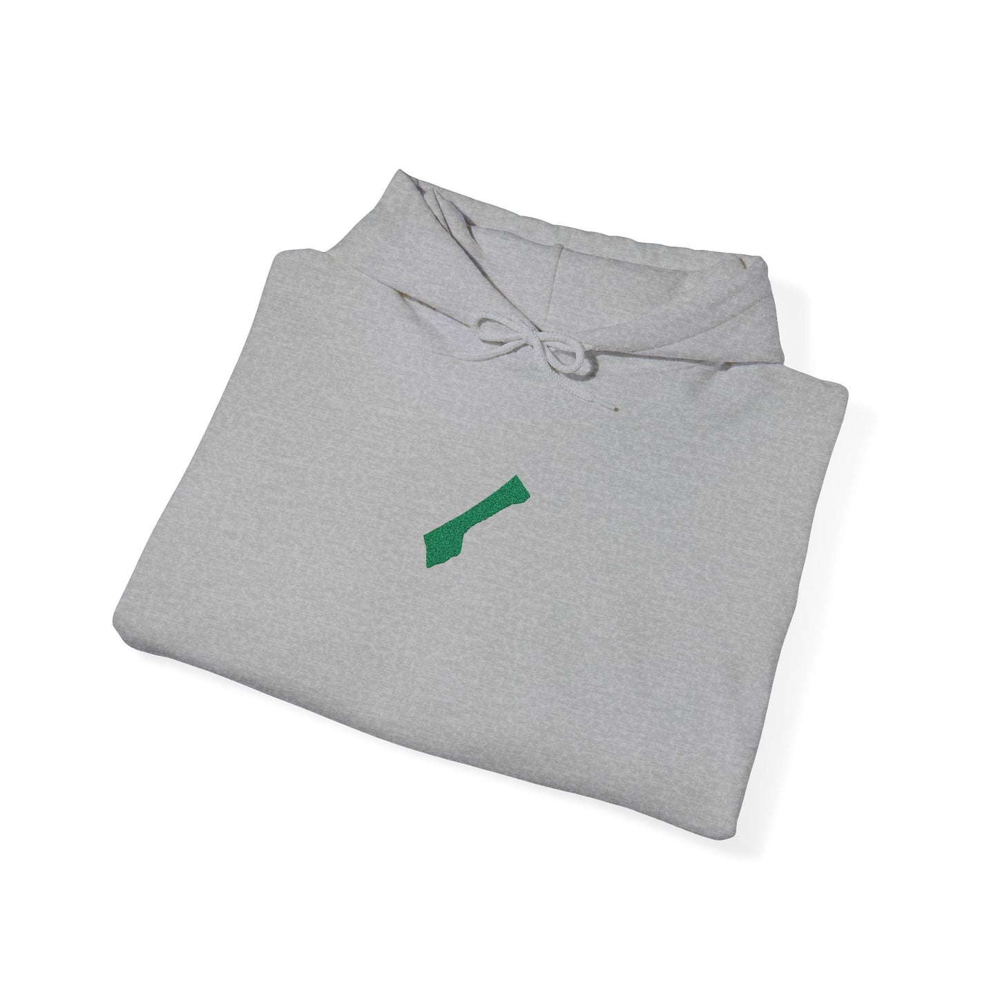 'Gaza, You Are Not Alone." Solidarity Hoodie (Unisex) | Green Embroidery, Light Colors