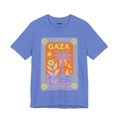 Gaza 'Break the Chains' Graphic Tee (Unisex) | Front Pastels Print