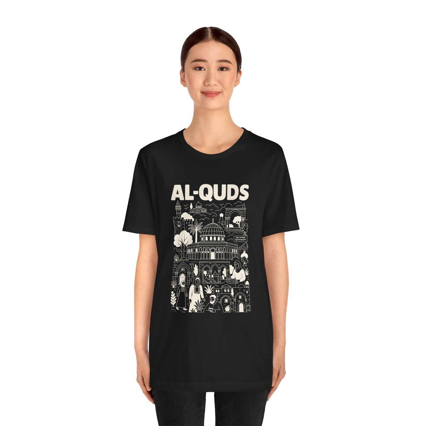 Ode to Al-Quds Jersey Tee (100% Airlume Cotton)