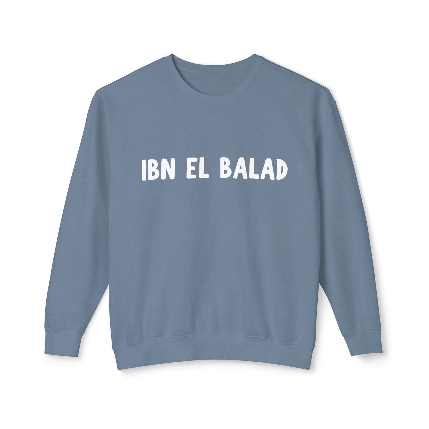'Ibn El Balad' (Son of the Land)  Lightweight Cotton Crewneck Sweatshirt