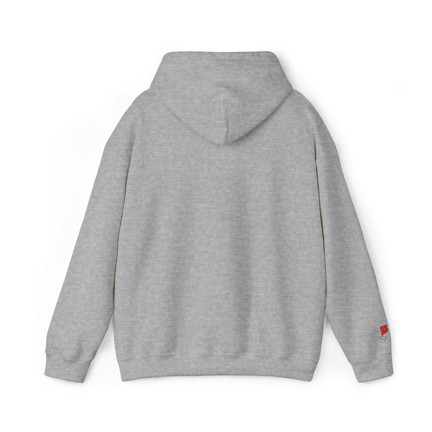 'We are Gaza' Embroidered Unisex Heavy Blend Hooded Sweatshirt - Sand and Grey
