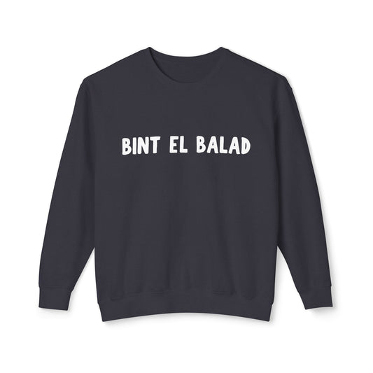 'Bint El Balad' (Daughter of the Country) Lightweight Cotton Crewneck Sweatshirt