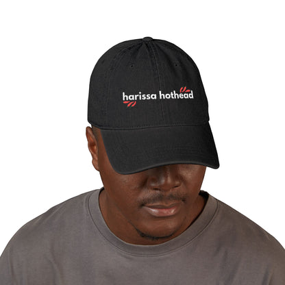 "Harissa Hothead" Organic Embroidered Baseball Cap