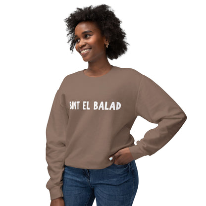 'Bint El Balad' (Daughter of the Country) Lightweight Cotton Crewneck Sweatshirt