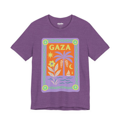 Gaza 'Break the Chains' Graphic Tee (Unisex) | Front Pastels Print