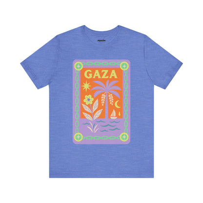 Gaza 'Break the Chains' Graphic Tee (Unisex) | Front Pastels Print