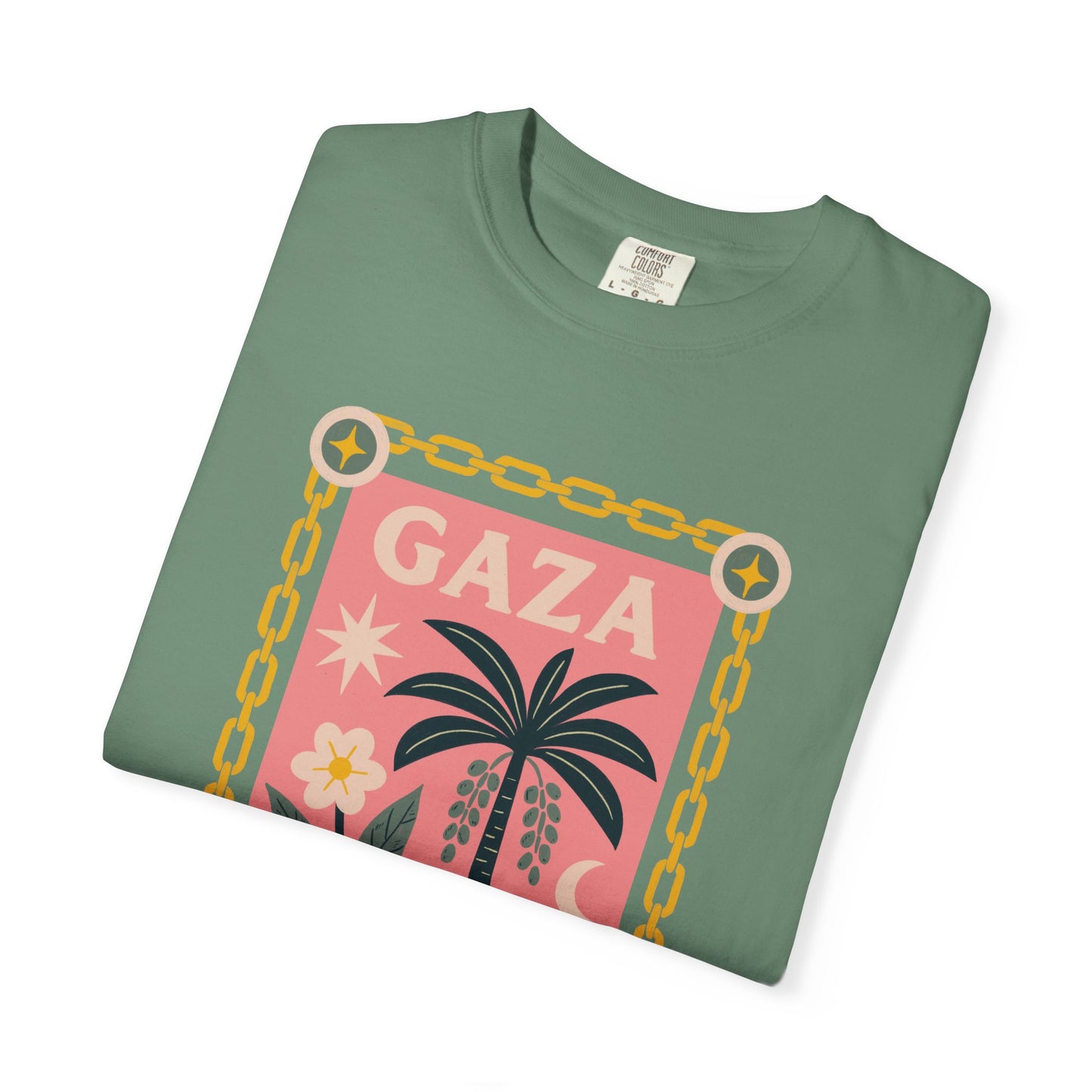 Gaza 'Break the Chains' Unisex Graphic T-Shirt | Front Print