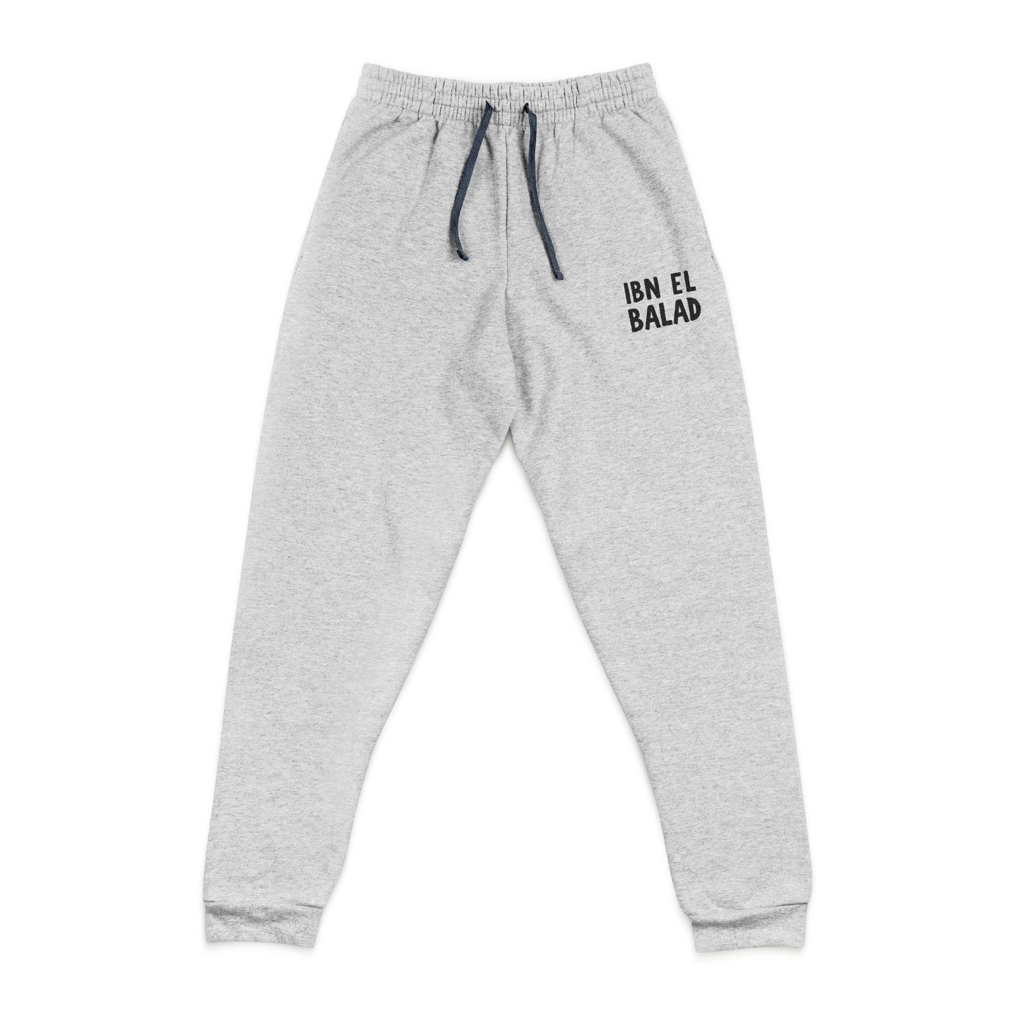 'Ibn El Balad' (Son of the Land) Embroidered Joggers | Grey