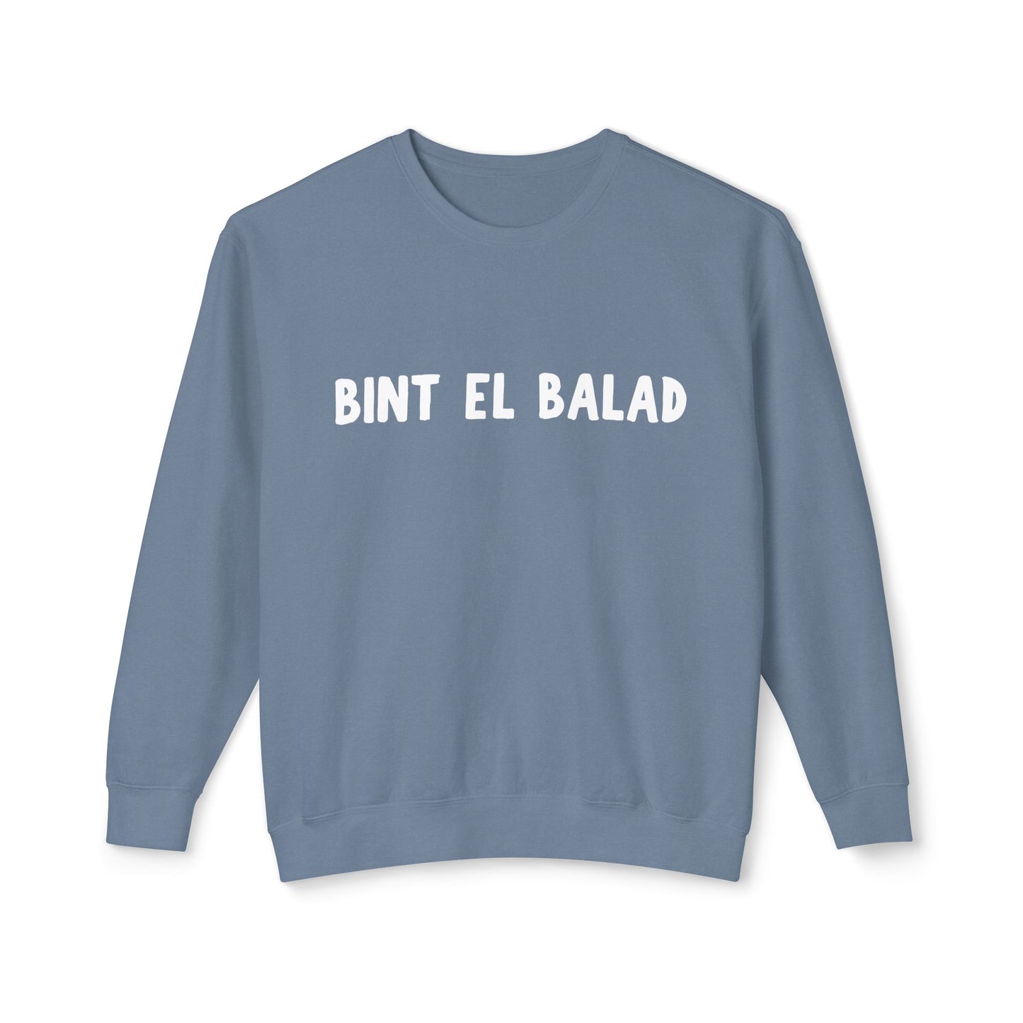 'Bint El Balad' (Daughter of the Country) Lightweight Cotton Crewneck Sweatshirt