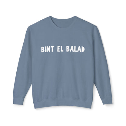 'Bint El Balad' (Daughter of the Country) Lightweight Cotton Crewneck Sweatshirt