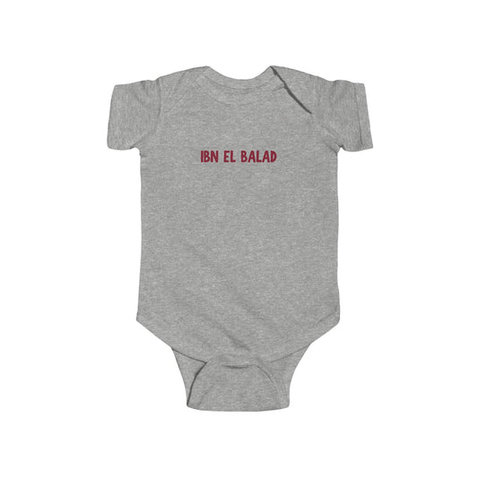 'Ibn el Balad' 'Son of the Land' | Infant Jersey Bodysuit | New Born - 24 Months