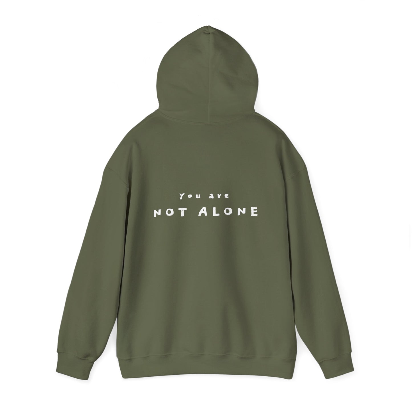 ʿAzzah, You are Not Alone – Solidarity Hoodie (Unisex) | Vibrant Premium Print | Front and Back