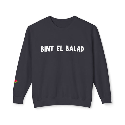 'Bint El Balad' (Daughter of the Country) Lightweight Cotton Crewneck Sweatshirt