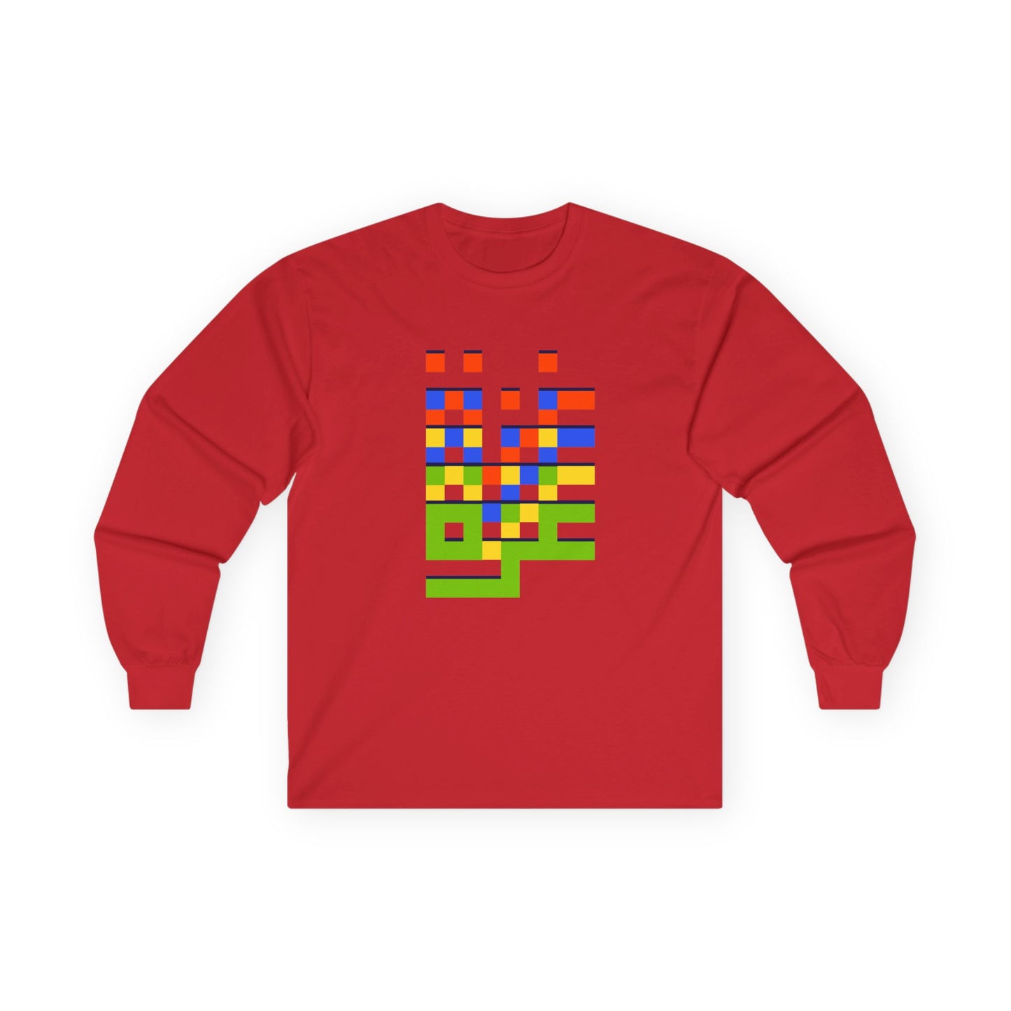 Gaza in Color and Pixels | Unisex Eco-friendly Long Sleeve T-Shirt