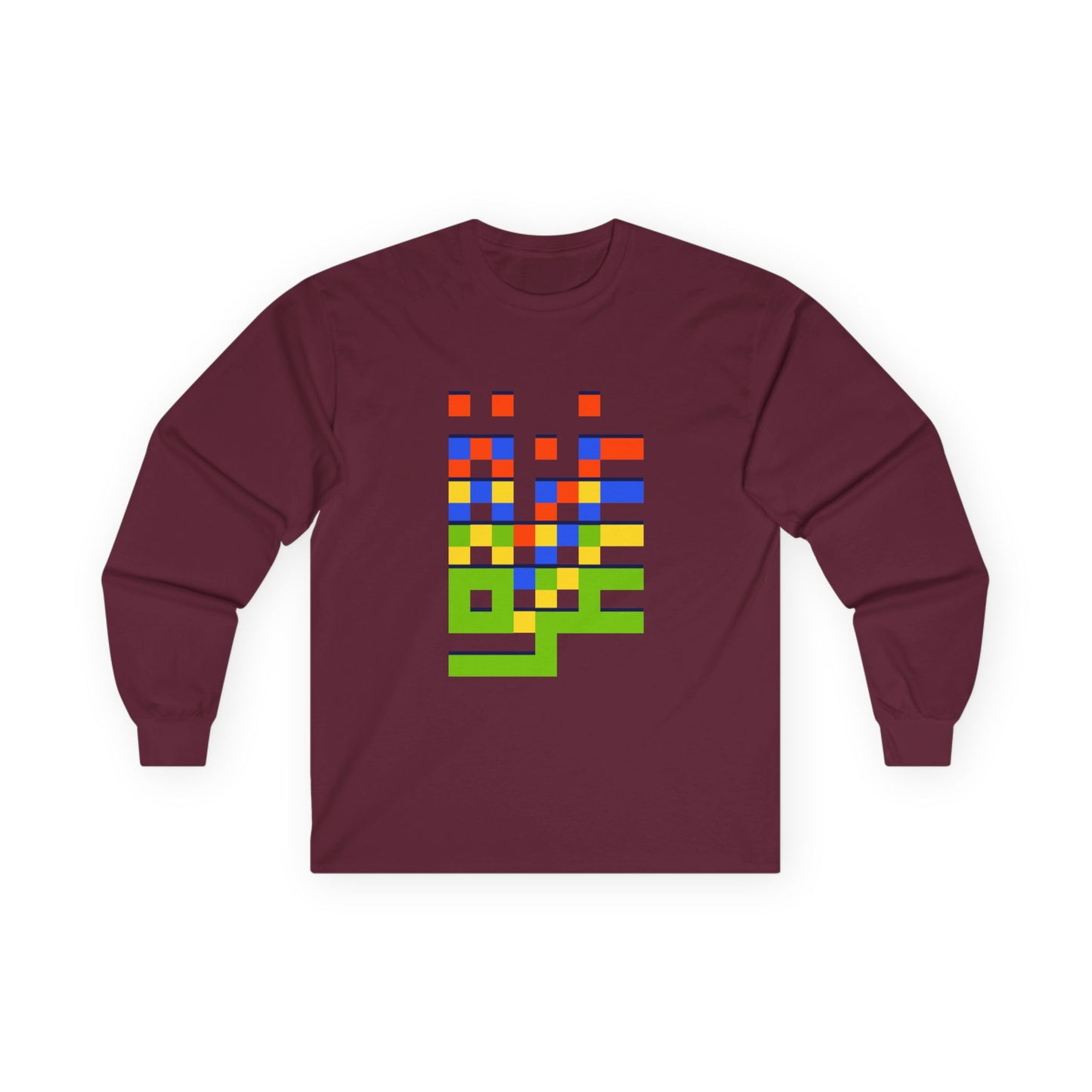 Gaza in Color and Pixels | Unisex Eco-friendly Long Sleeve T-Shirt