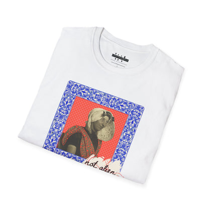 'Not Aliens' Tribute Cotton T-Shirt | Dutch Immigrant, Ellis Island | Front & Back Print