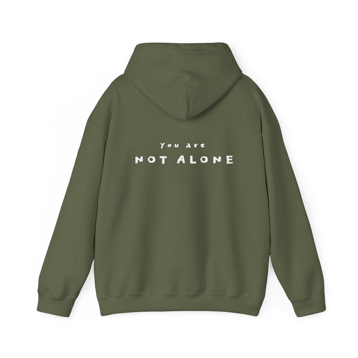 ʿAzzah, You are Not Alone – Solidarity Hoodie (Unisex) | Vibrant Premium Print | Front and Back