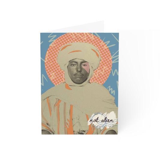 'Not Alien' Heritage Greeting Card [Gift] | Algerian Immigrant, Ellis Island 1906-1914