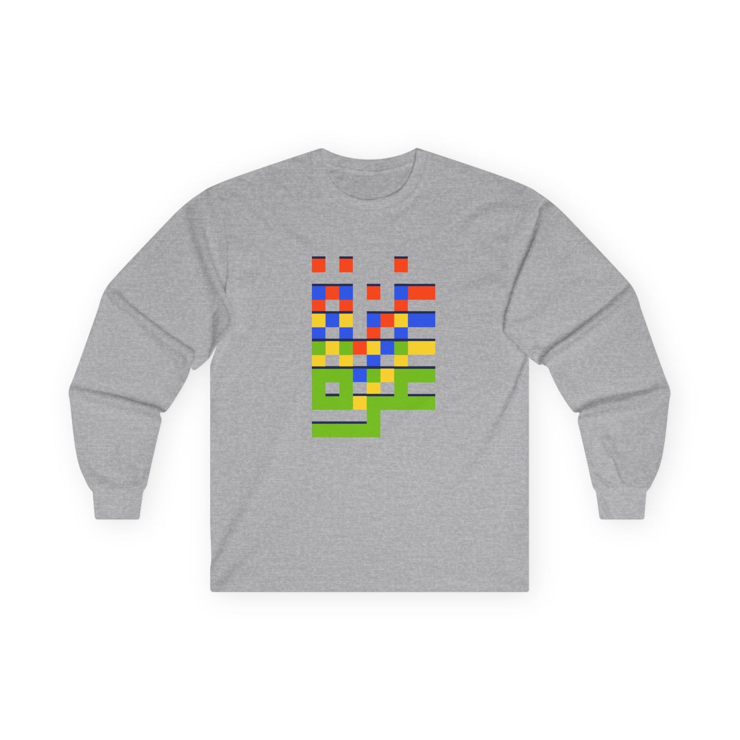 Gaza in Color and Pixels | Unisex Eco-friendly Long Sleeve T-Shirt