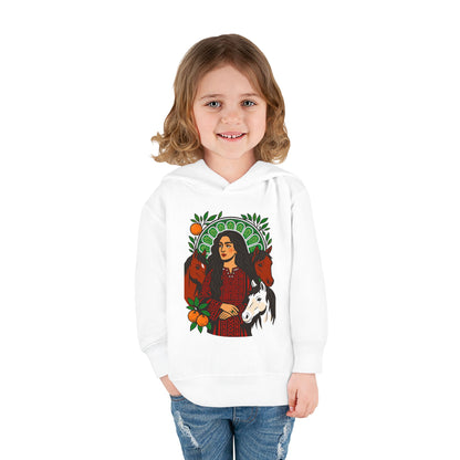 'Palestinian  Equestrian Woman' Ancestor Heritage Hooded Sweatshirt (Toddler, Unisex) | 2-6T