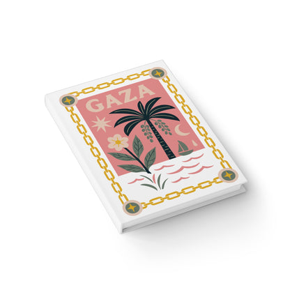 For Gaza, For Memory and Hope – Premium Heritage Ruled Journal in White