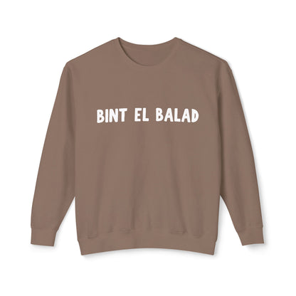 'Bint El Balad' (Daughter of the Country) Lightweight Cotton Crewneck Sweatshirt