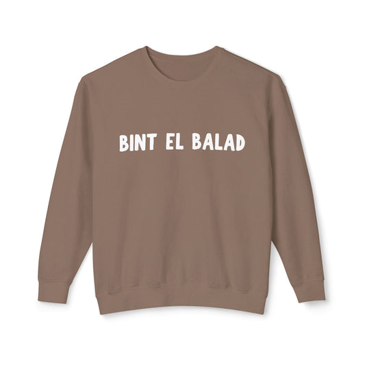 'Bint El Balad' (Daughter of the Country) Lightweight Cotton Crewneck Sweatshirt