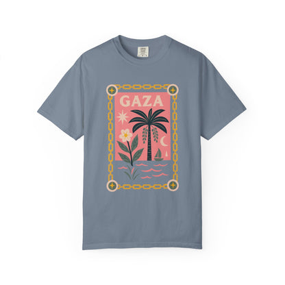Gaza 'Break the Chains' Unisex Graphic T-Shirt | Front Print