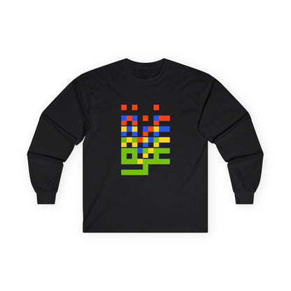Gaza in Color and Pixels | Unisex Eco-friendly Long Sleeve T-Shirt