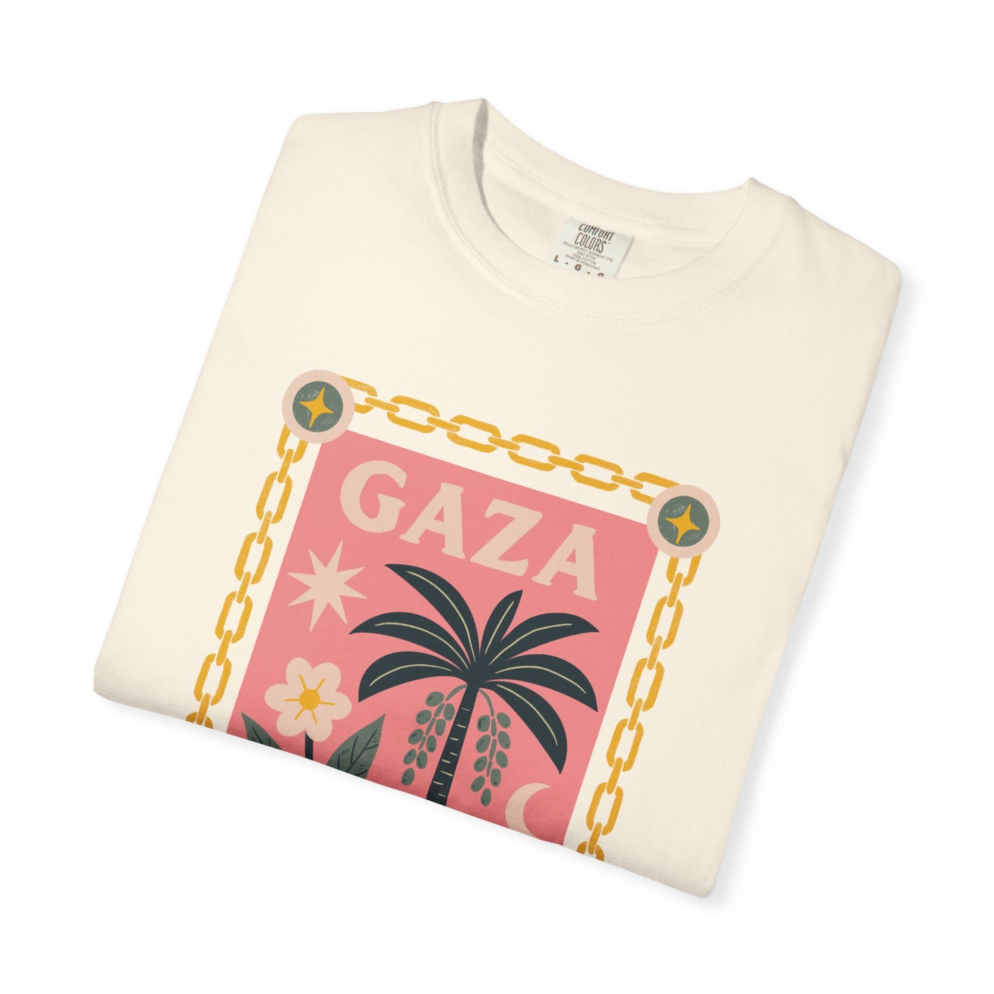Gaza 'Break the Chains' Unisex Graphic T-Shirt | Front Print
