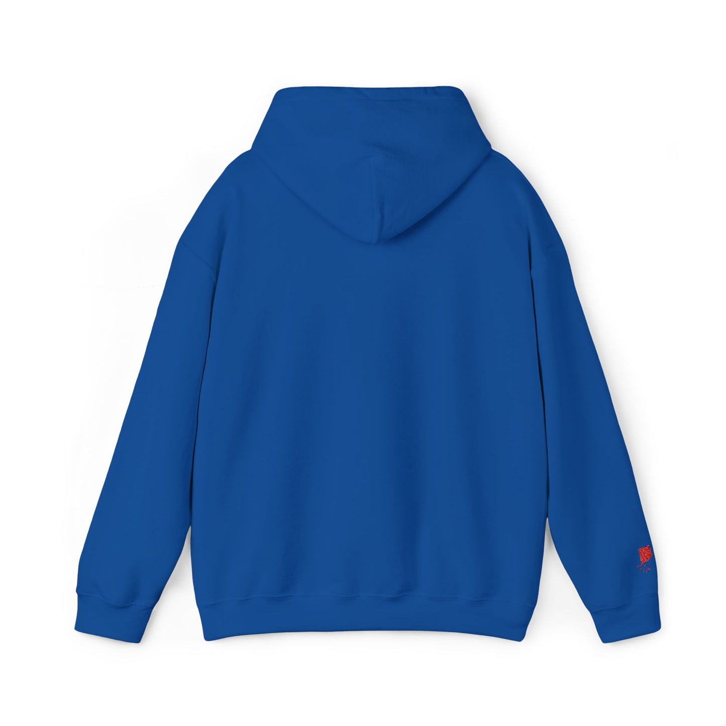 'Gaza' Embroidered Unisex Heavy Blend™ Hooded Sweatshirt - Navy and Blue