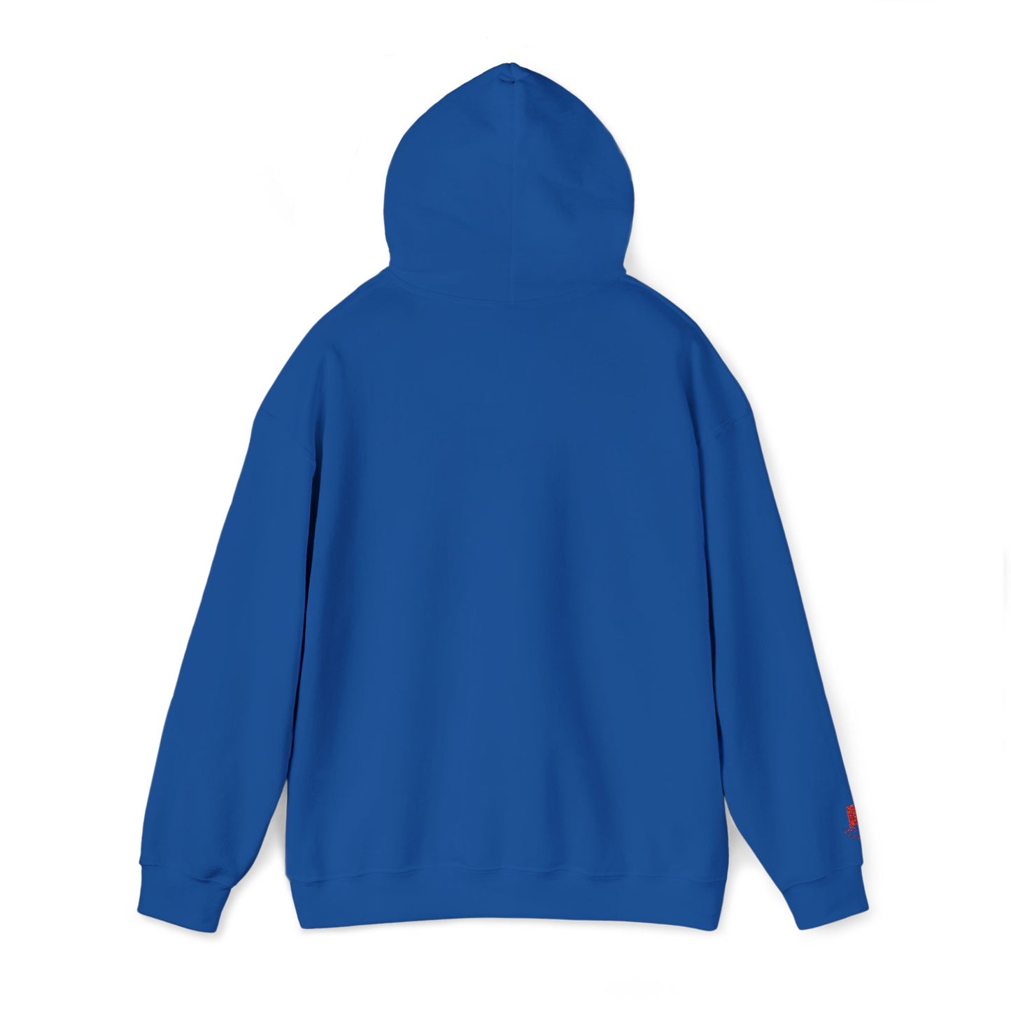 'Gaza' Embroidered Unisex Heavy Blend™ Hooded Sweatshirt - Navy and Blue