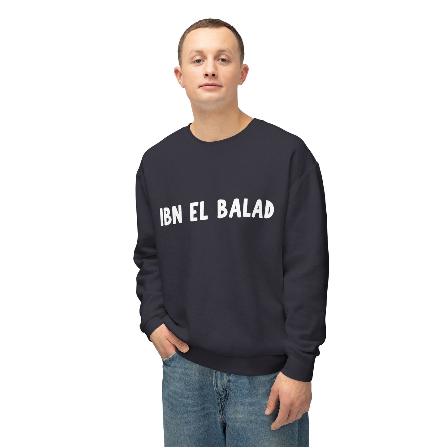 'Ibn El Balad' (Son of the Land)  Lightweight Cotton Crewneck Sweatshirt