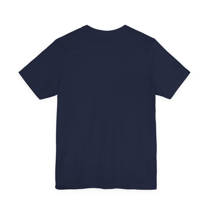 Gaza 'Break the Chains' Unisex Graphic Tee | Front Navy Blue Print