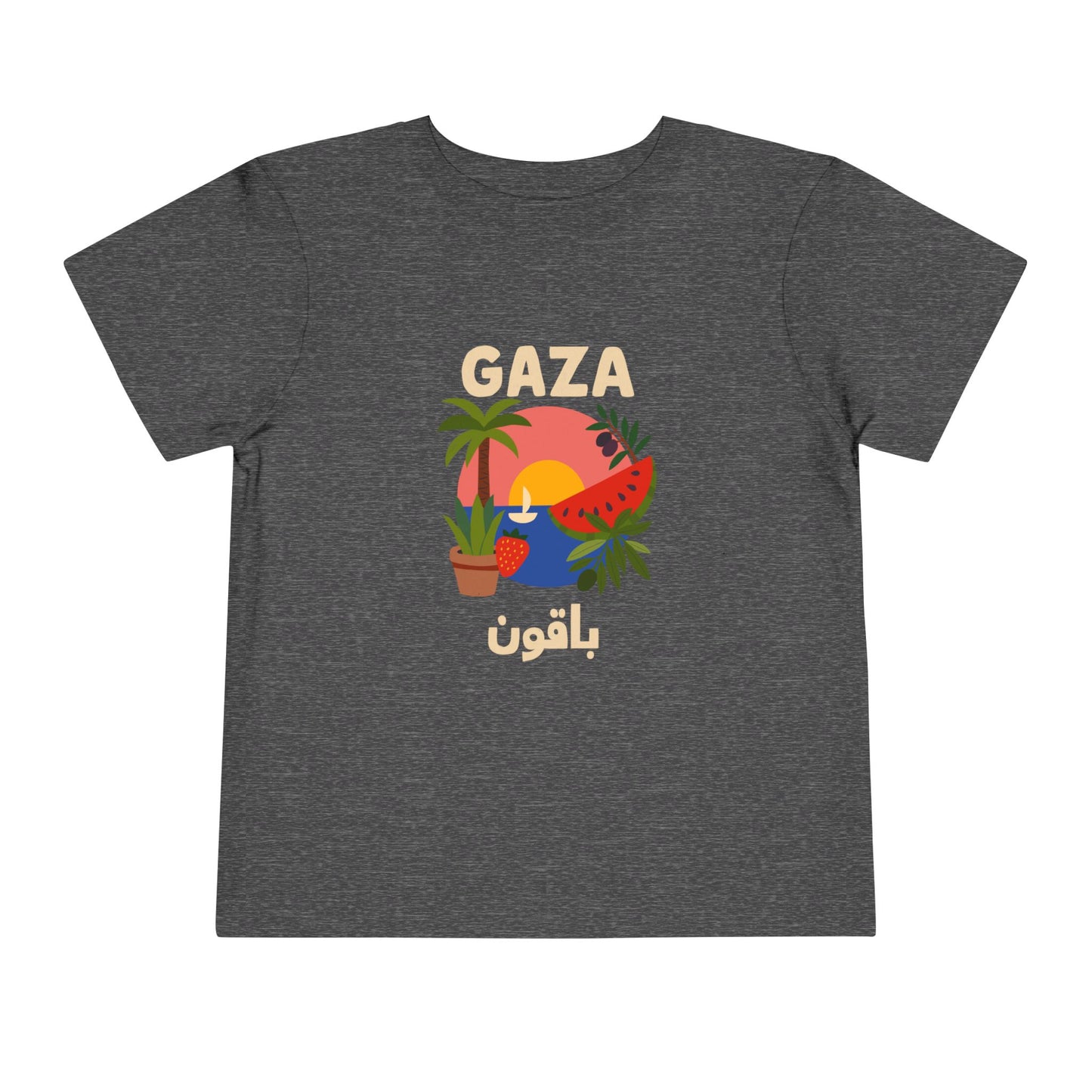 'Gaza Will Bloom Again' Unisex Cotton Heritage Tee | Kids 2-5T