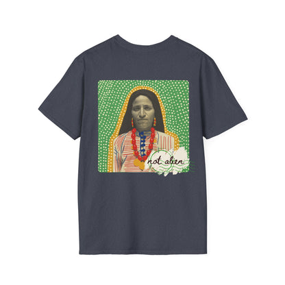 'Not Alien' Ancestor Tribute Heritage Cotton T-Shirt, Unisex | Syrian Immigrant, Ellis Island, 1926
