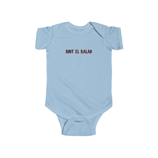 'Bint el Balad' 'Daughter of the Land' | Infant Jersey Bodysuit | New Born - 24 Months