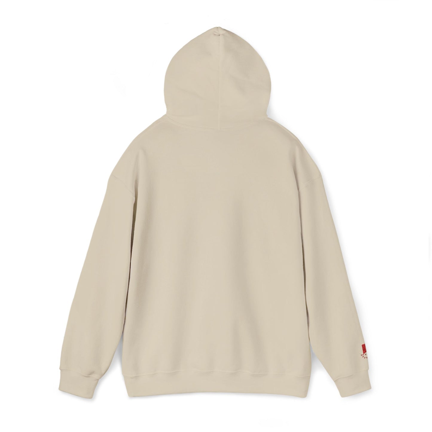 'We are Gaza' Embroidered Unisex Heavy Blend Hooded Sweatshirt - Sand and Grey