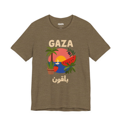 Gaza Will Bloom Again Unisex Graphic T-Shirt | Front Print