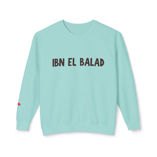 'Ibn El Balad' | 'Son of the Land' | Unisex Lightweight Crewneck | Light Colors