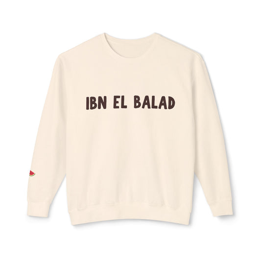 'Ibn El Balad' (Son of the Land) • Lightweight Cotton Crewneck Sweatshirt