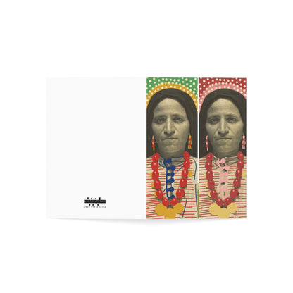 'Not Alien' Heritage Greeting Card [Red & Green] [Gift] | Syrian Immigrant, Ellis Island, 1926