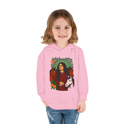 'Palestinian  Equestrian Woman' Ancestor Heritage Hooded Sweatshirt (Toddler, Unisex) | 2-6T