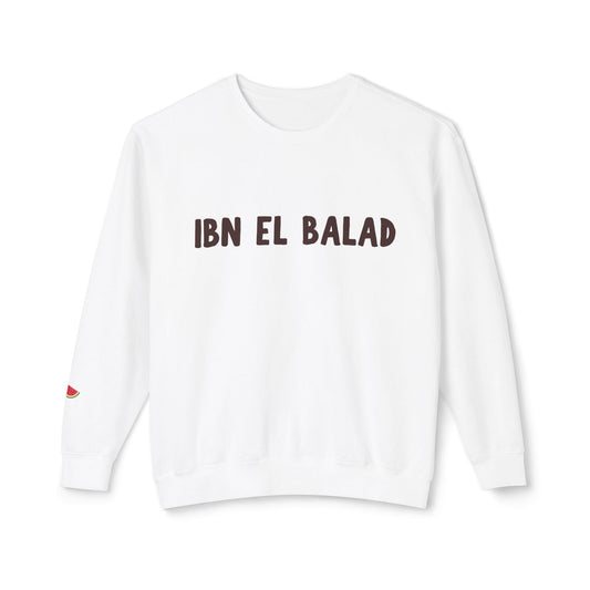 'Ibn El Balad' (Son of the Land) • Lightweight Cotton Crewneck Sweatshirt