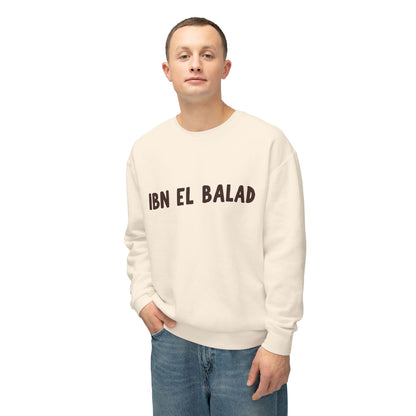 'Ibn El Balad' (Son of the Land)  Lightweight Cotton Crewneck Sweatshirt