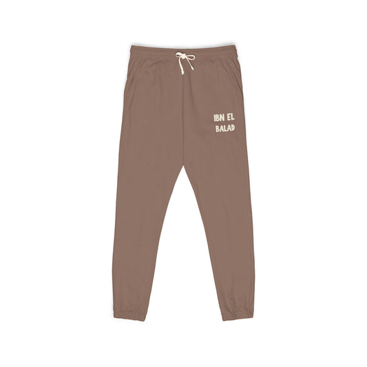 'Ibn El Balad' Fleece Embroidered Joggers - Arab Hyphenated™