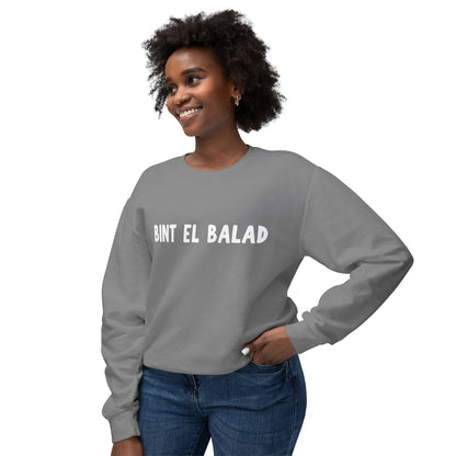 'Bint El Balad' (Daughter of the Country) Lightweight Cotton Crewneck Sweatshirt