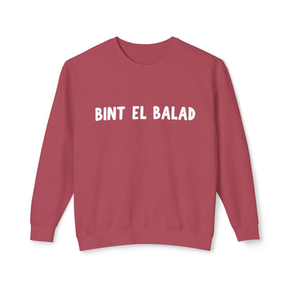 'Bint El Balad' (Daughter of the Country) Lightweight Cotton Crewneck Sweatshirt