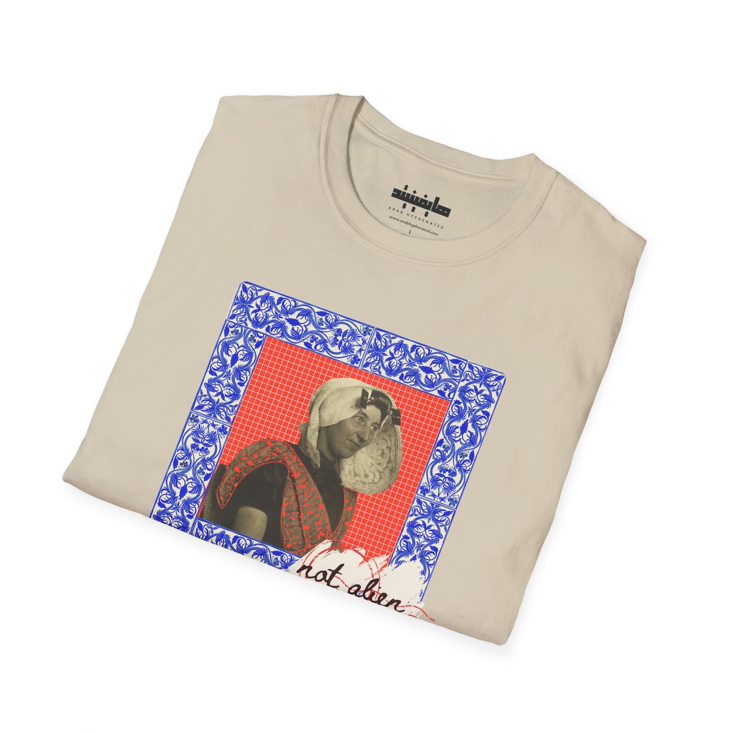 'Not Aliens' Tribute Cotton T-Shirt | Dutch Immigrant, Ellis Island | Front & Back Print